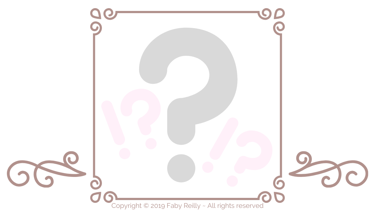 Blog Question Header - Faby Reilly Designs