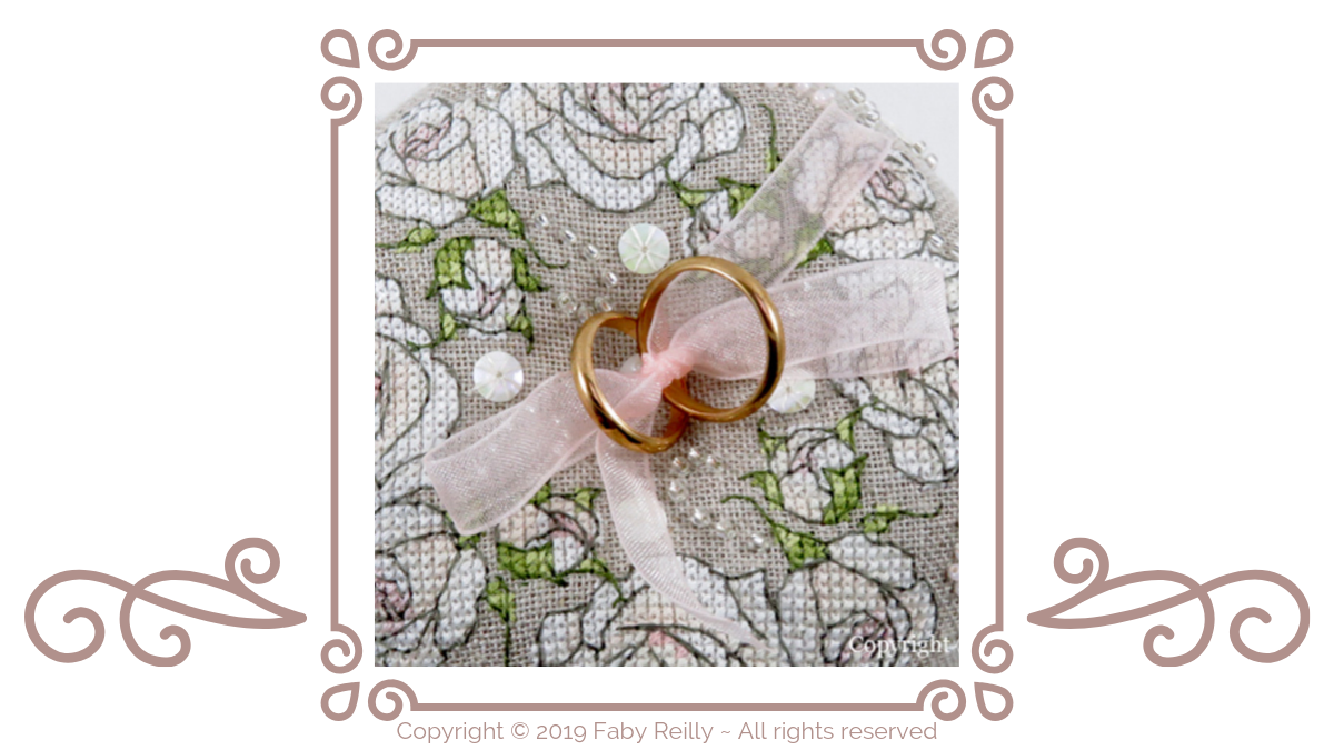 Biscornu Tutorial Header - Faby Reilly Designs