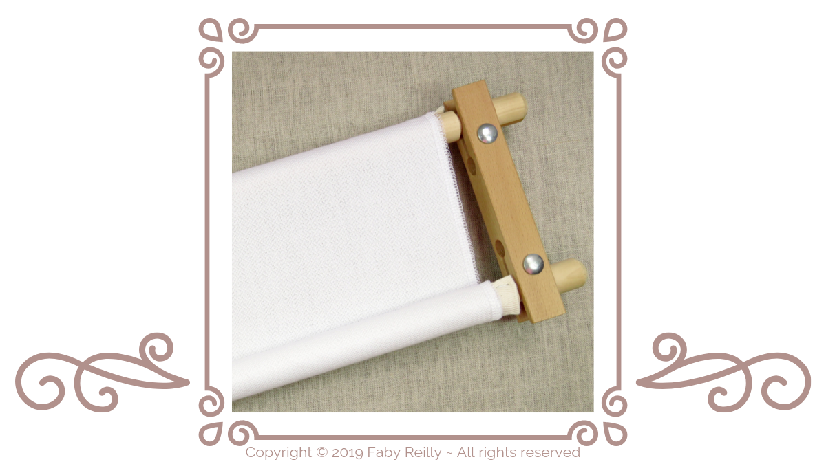 Oblong Stitching Frame Tutorial Header - Faby Reilly Designs