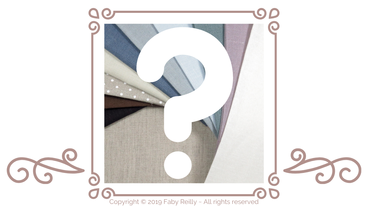 32 ct Linen - Faby Reilly Designs