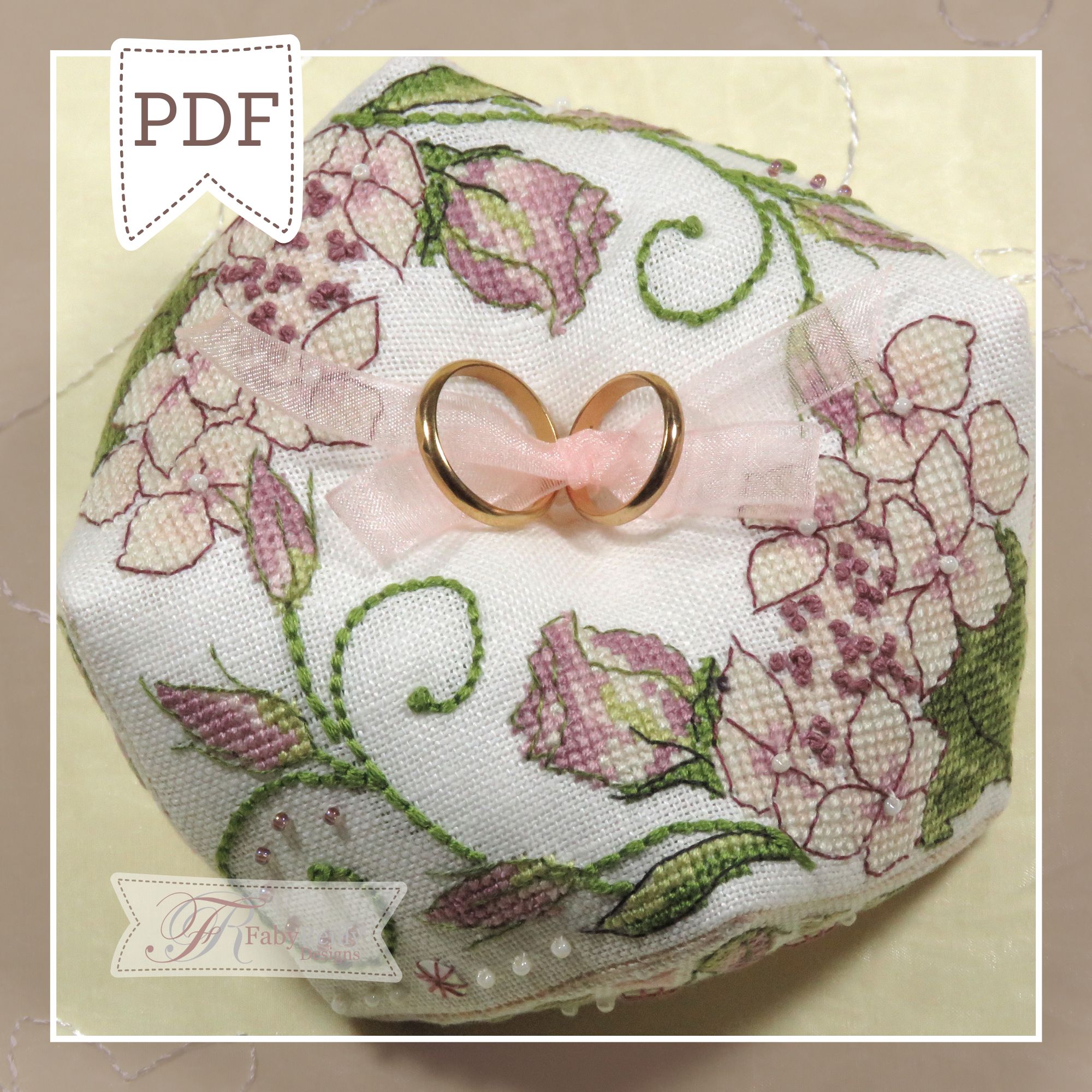 Lizzie Wedding Sampler - Faby Reilly Designs